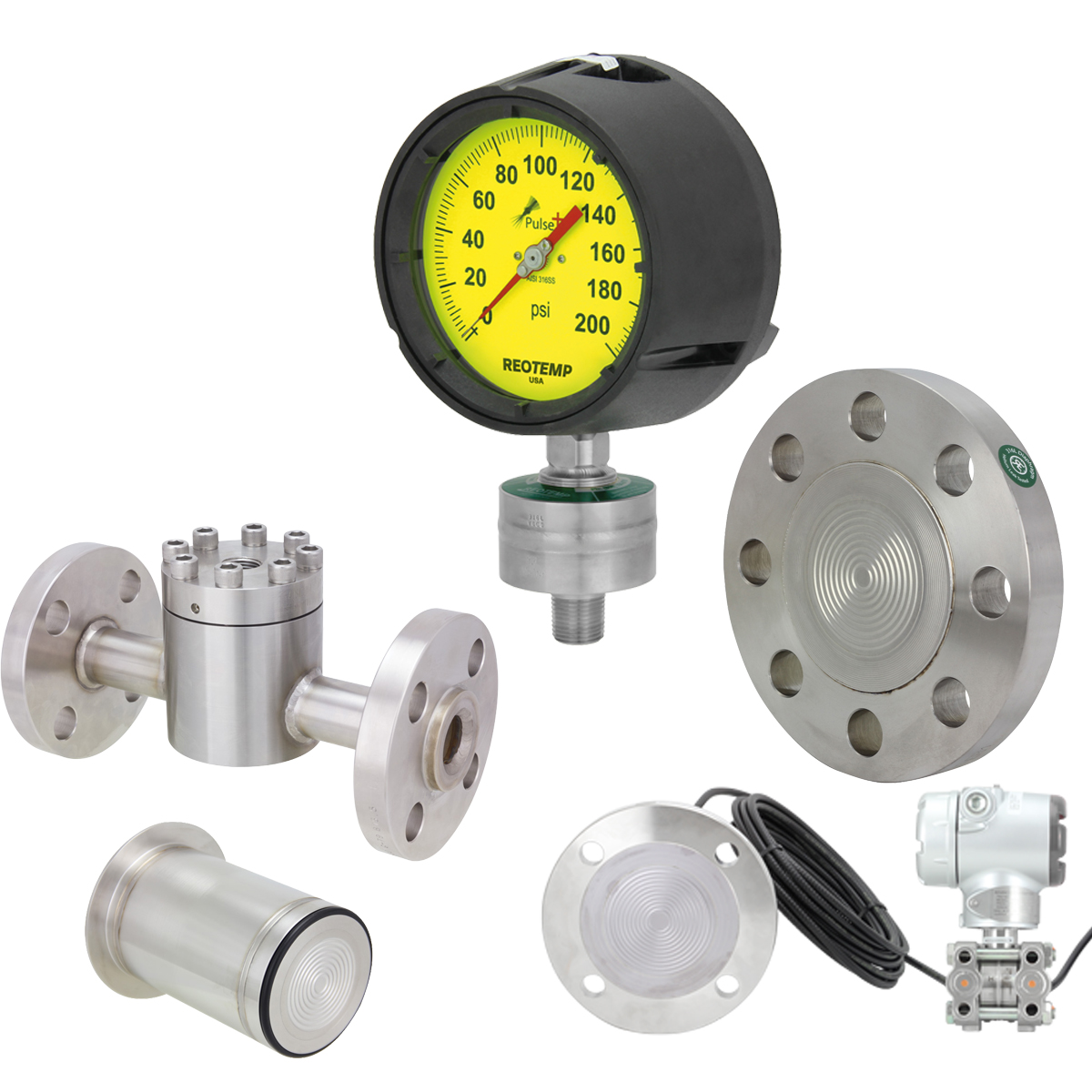 Reotemp pressure instrumentation